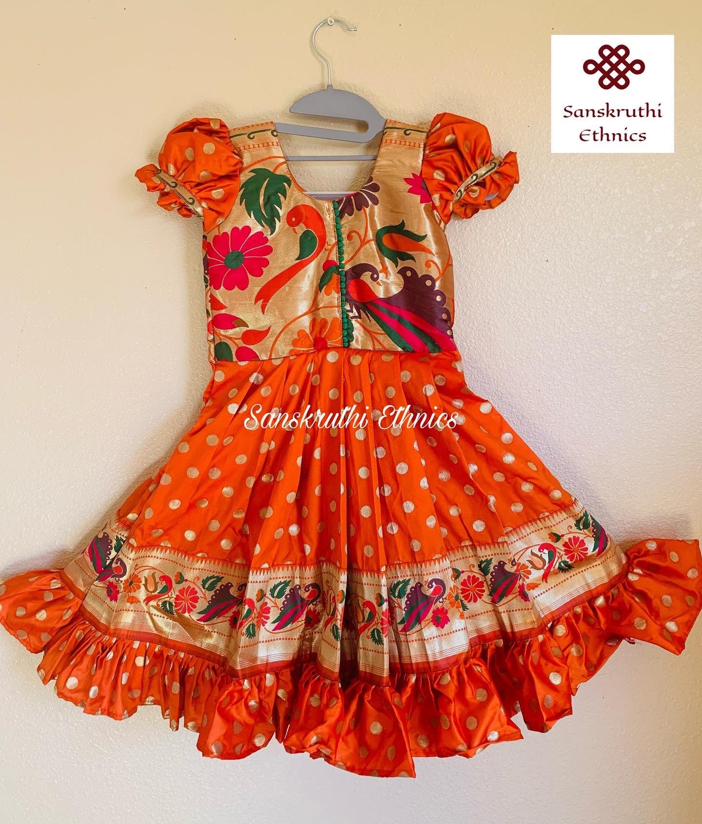 Paithani Pattern Banarsi Silk Long 