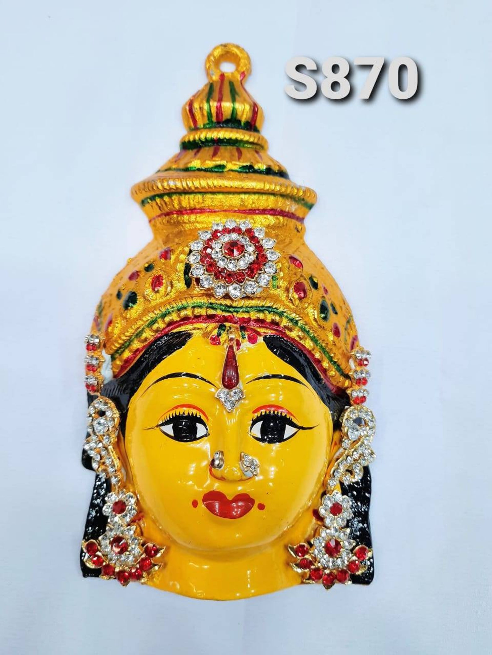 Lakshmi Face/ Gowri Face/ Devi Face/ Festival Essentials/ Devi Etsy