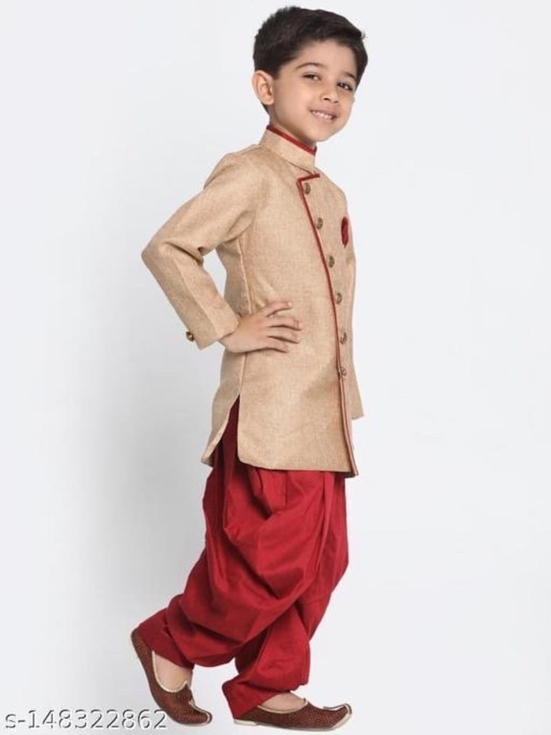 Kurta And pajama for boys/ traditional Kurta set / Kurta for boys /cotton kurta /festival wear/Indian wedding/ New year Indian dress/ bild 2