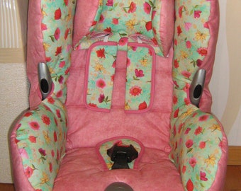 Replacement cover for Maxi Cosi Priori XP Priorifix, flower, car seat cover, child seat cover made of cotton