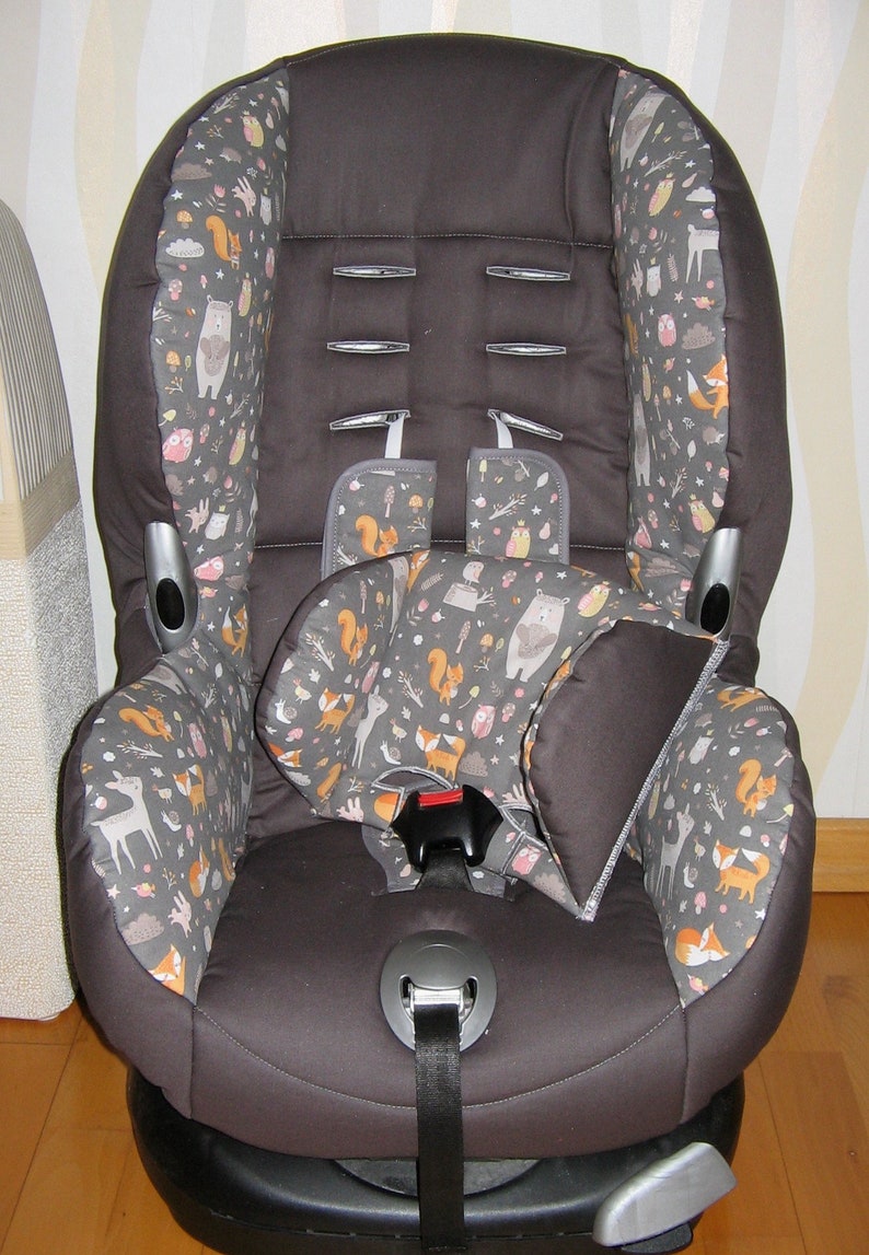 Ersatzbezug für Maxi Cosi Priori XP, SPS, Römer King Plus, TS Plus, Duo Plus, Quickfix Autositzbezug Kindersitzbezug aus Baumwolle immagine 2