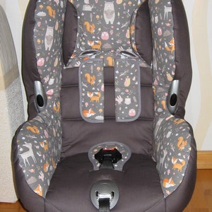 Ersatzbezug für Maxi Cosi Priori XP, SPS, Römer King Plus, TS Plus, Duo Plus, Quickfix Autositzbezug Kindersitzbezug aus Baumwolle immagine 4