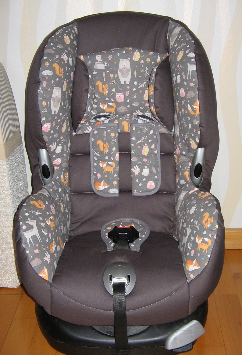 Ersatzbezug für Maxi Cosi Priori XP, SPS, Römer King Plus, TS Plus, Duo Plus, Quickfix Autositzbezug Kindersitzbezug aus Baumwolle immagine 4