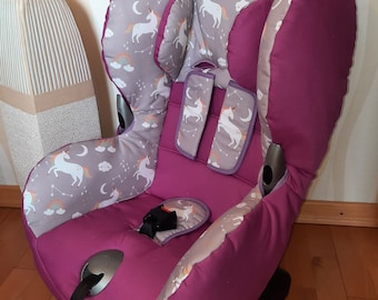 Replacement cover for Priori, SPS, XP, Ts, Duo, King Plus, car seat cover, unicorn child seat cover made of cotton