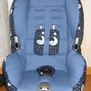 Ersatzbezug für Maxi Cosi Priori XP, SPS, Römer King Plus, TS Plus, Duo Plus, Quickfix Autositzbezug Kindersitzbezug aus Baumwolle Bild 3