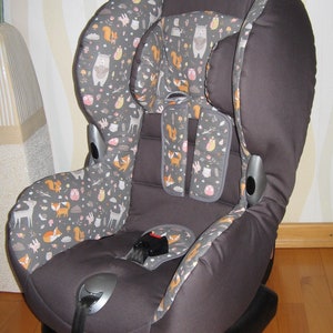 Ersatzbezug für Maxi Cosi Priori XP, SPS, Römer King Plus, TS Plus, Duo Plus, Quickfix Autositzbezug Kindersitzbezug aus Baumwolle immagine 1