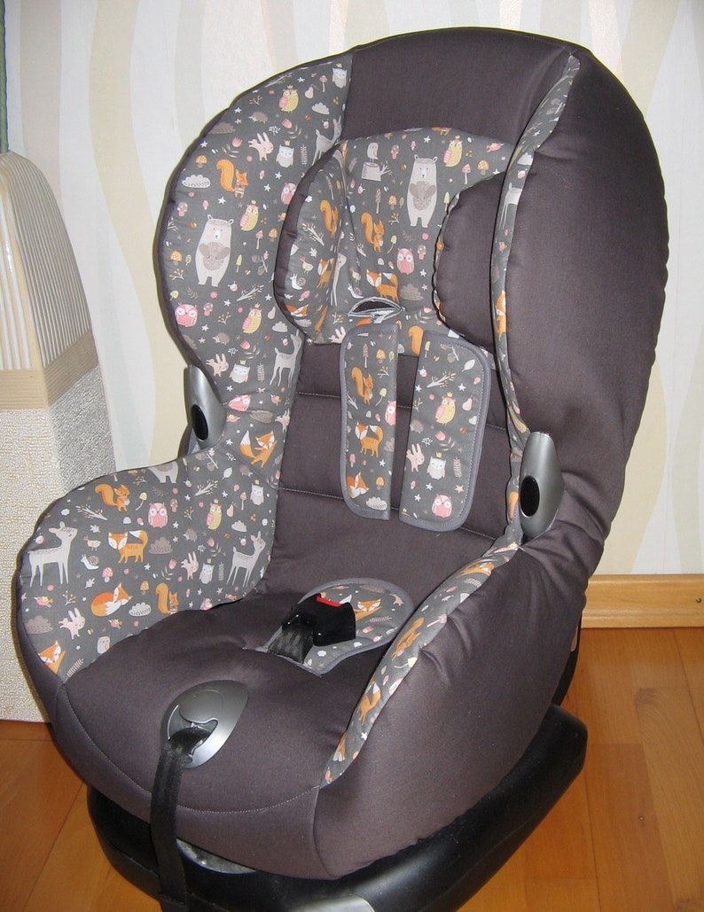 Ersatzbezug für Maxi Cosi Priori XP, SPS, Römer King Plus, TS Plus, Duo Plus, Quickfix Autositzbezug Kindersitzbezug aus Baumwolle immagine 1