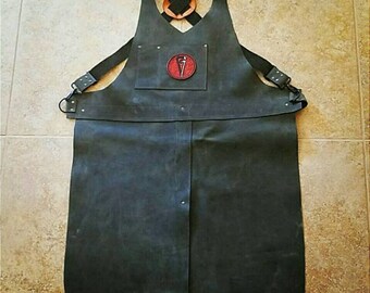 Customizable Leather Blacksmith Apron