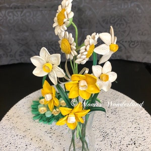 Quilling Daffodil Flowers