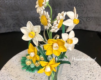 Quilling Daffodil Flowers