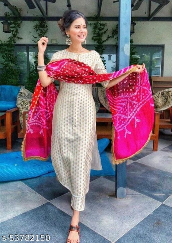 Beautiful Cotton kurti with embroidery. | Cotton kurti designs, Kurti  embroidery design, Embroidery suits design