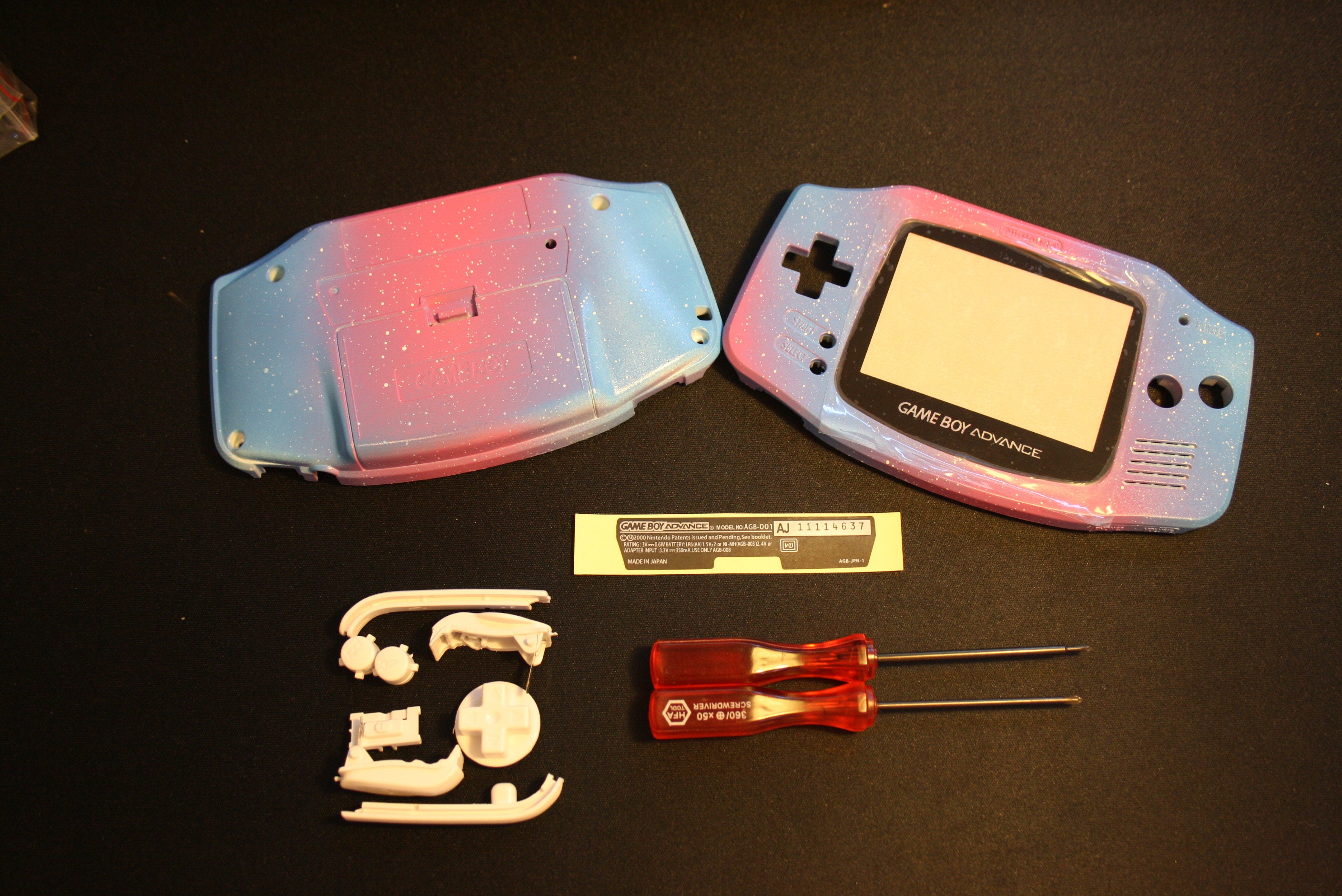 DIY Kit - Nintendo Gameboy Advance Custom Painted Housing + Extras - Etsy
