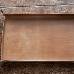 Handmade Italian leather valet tray, A4 paper, custom tray, personalized office gift, home decor, graduation, anniversary, wedding gift