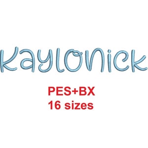 Kaylonick broderitypsnittsformat (SNAS)
