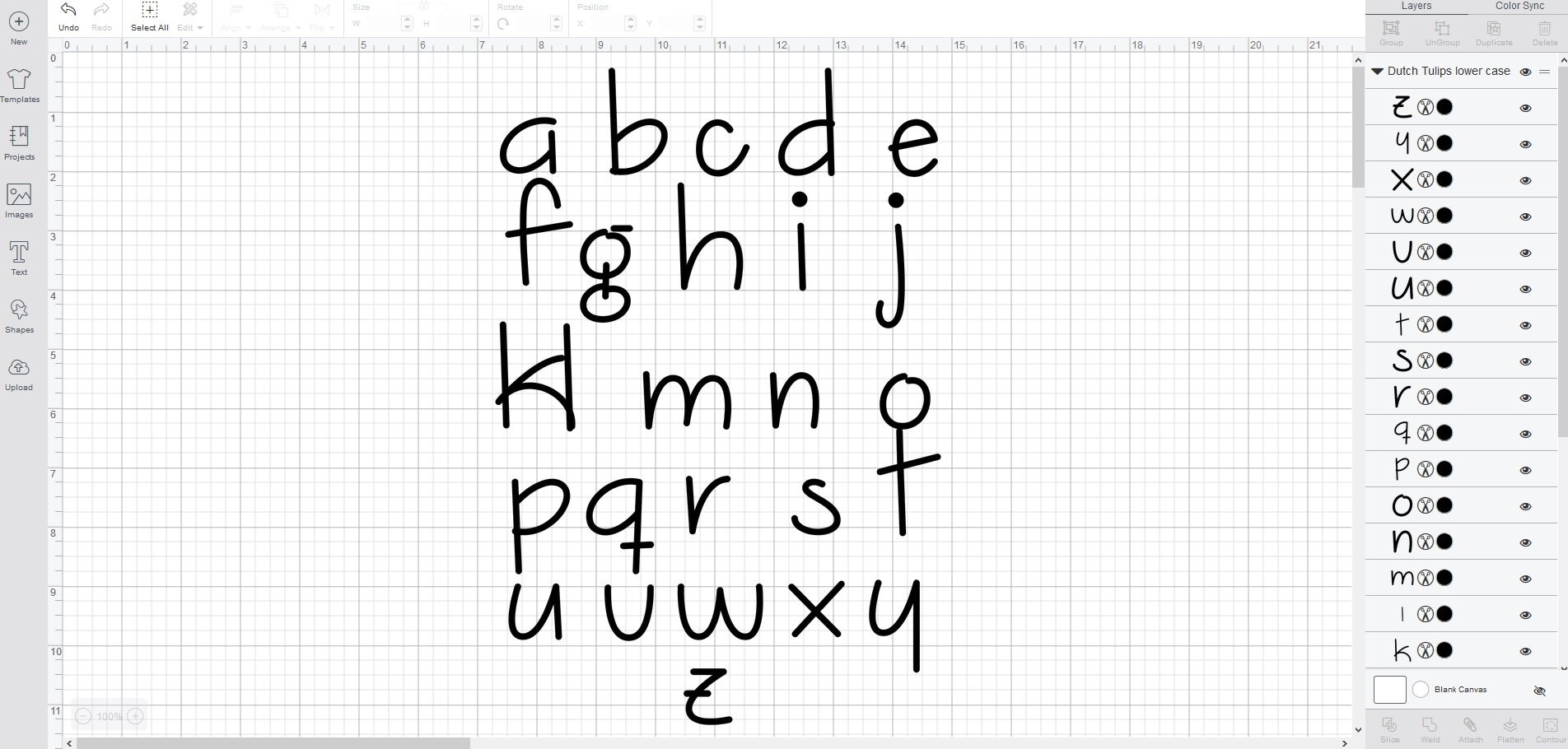 Download Dutch Tulips font svg/eps/dxf alphabet cutting files (MHA)