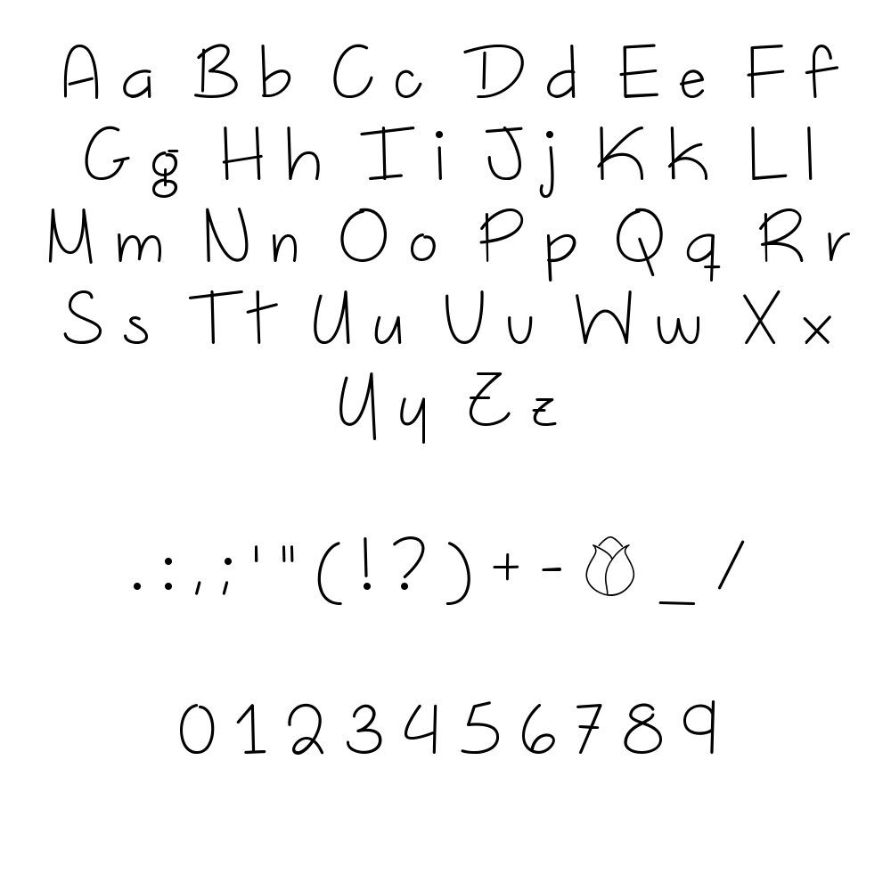 Download Dutch Tulips font svg/eps/dxf alphabet cutting files (MHA)