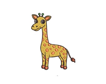 Baby Giraffe Embroidery Design - Etsy