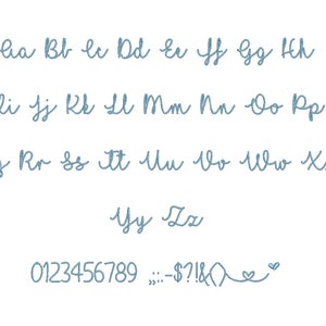 I Love Glitter embroidery BX font Sizes 0.25 1/4, 0.50 1/2, 1, 1.5, 2, 2.5, 3, 3.5, 4, 4.5, 5, 5.5, 6, 6.5, 7 MHA image 2