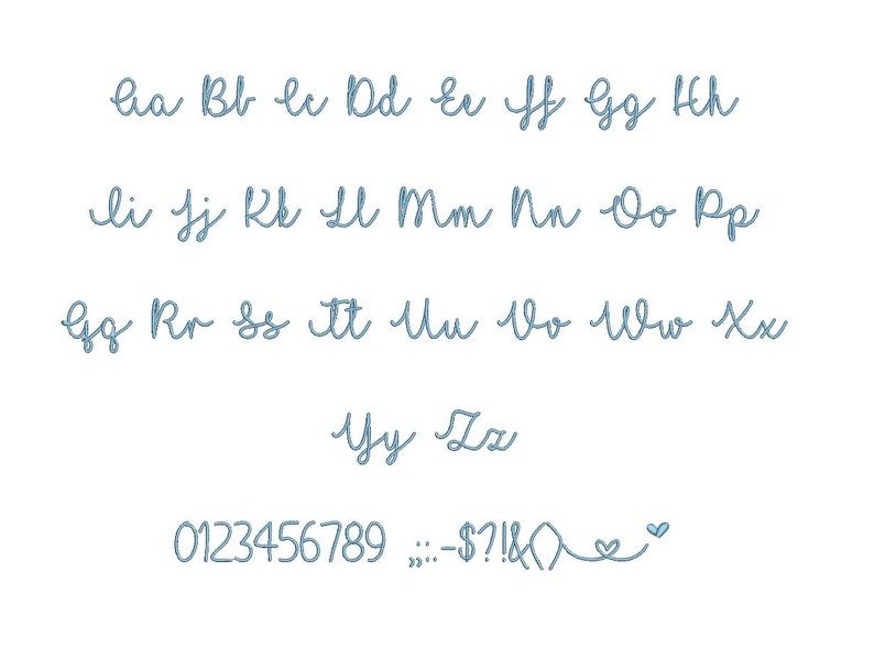 I Love Glitter embroidery BX font Sizes 0.25 1/4, 0.50 1/2, 1, 1.5, 2, 2.5, 3, 3.5, 4, 4.5, 5, 5.5, 6, 6.5, 7 MHA image 2