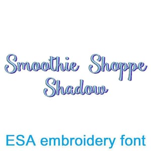 スムージーショップシャドウESAフォント