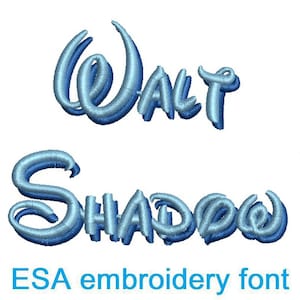 Walt Shadow ESA font