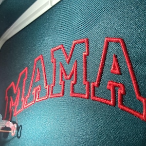 MAMA 3d Puff Foam embroidery design