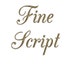 Fine Script embroidery font bx (compatible with 17 machine file formats), dst, exp, pes, jef and xxx, Sizes 1, 1.5, 2 inches 
