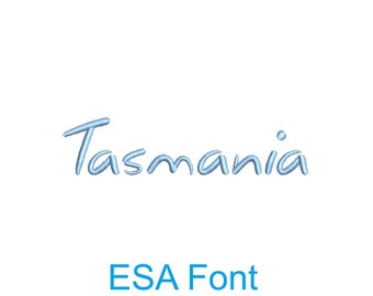 Carattere da ricamo Tasmania ESA