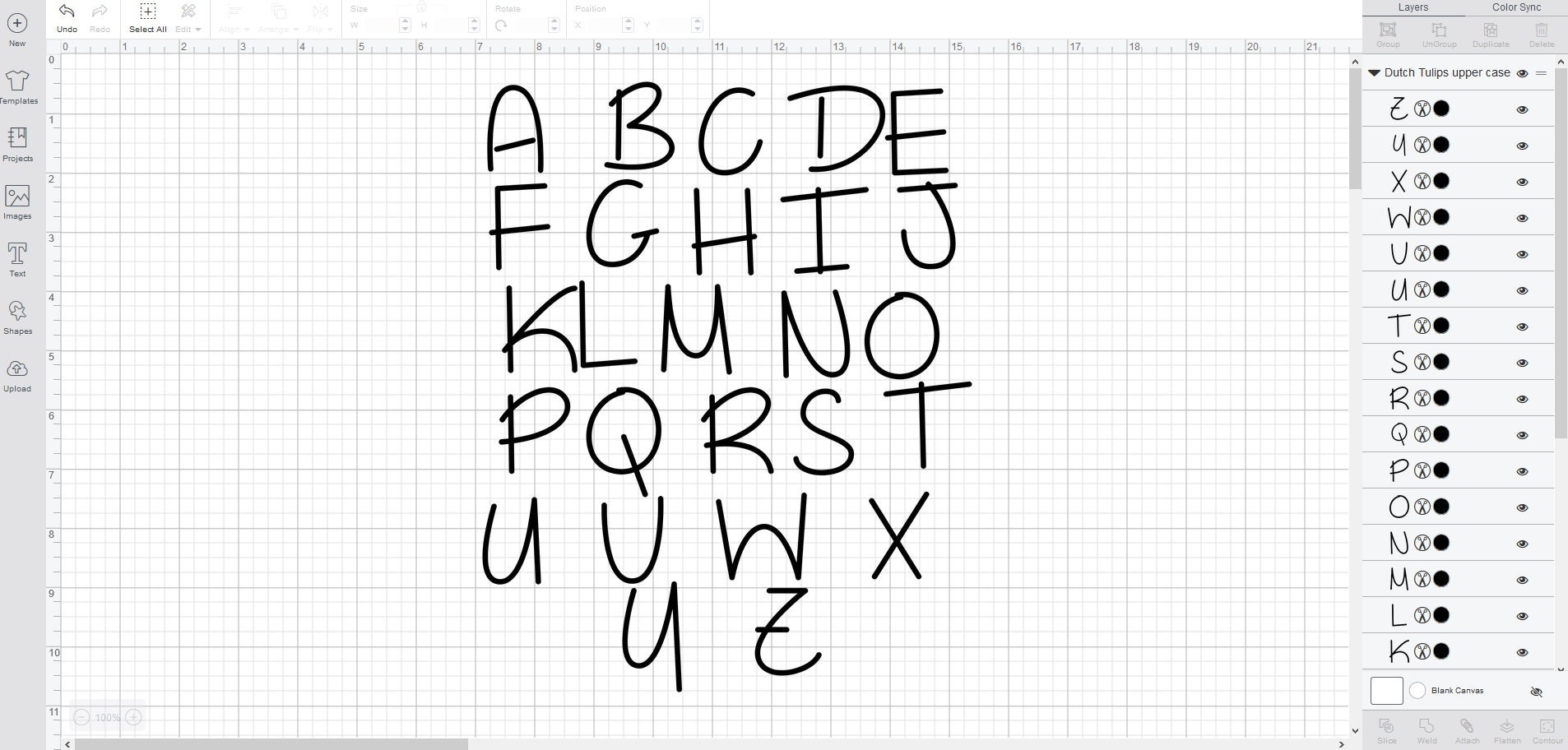 Download Dutch Tulips font svg/eps/dxf alphabet cutting files (MHA)