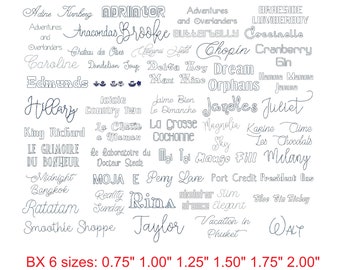 Paquete de 50 fuentes de bordado Bean Stitch, caja de 6 tamaños (#P500601CU)