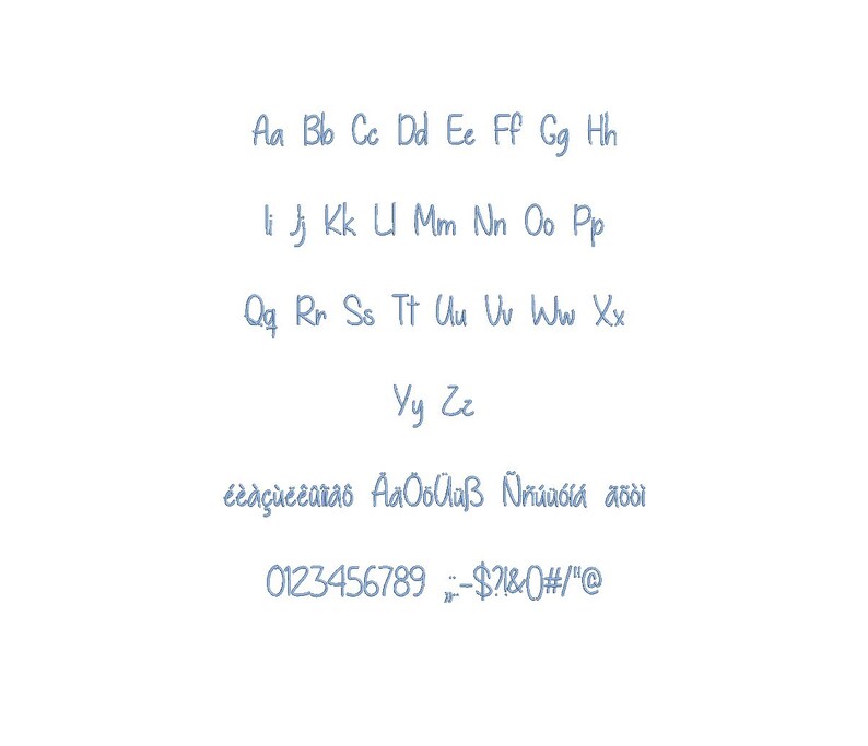 Give You What You Like ESA embroidery font with commercial license MHA image 2