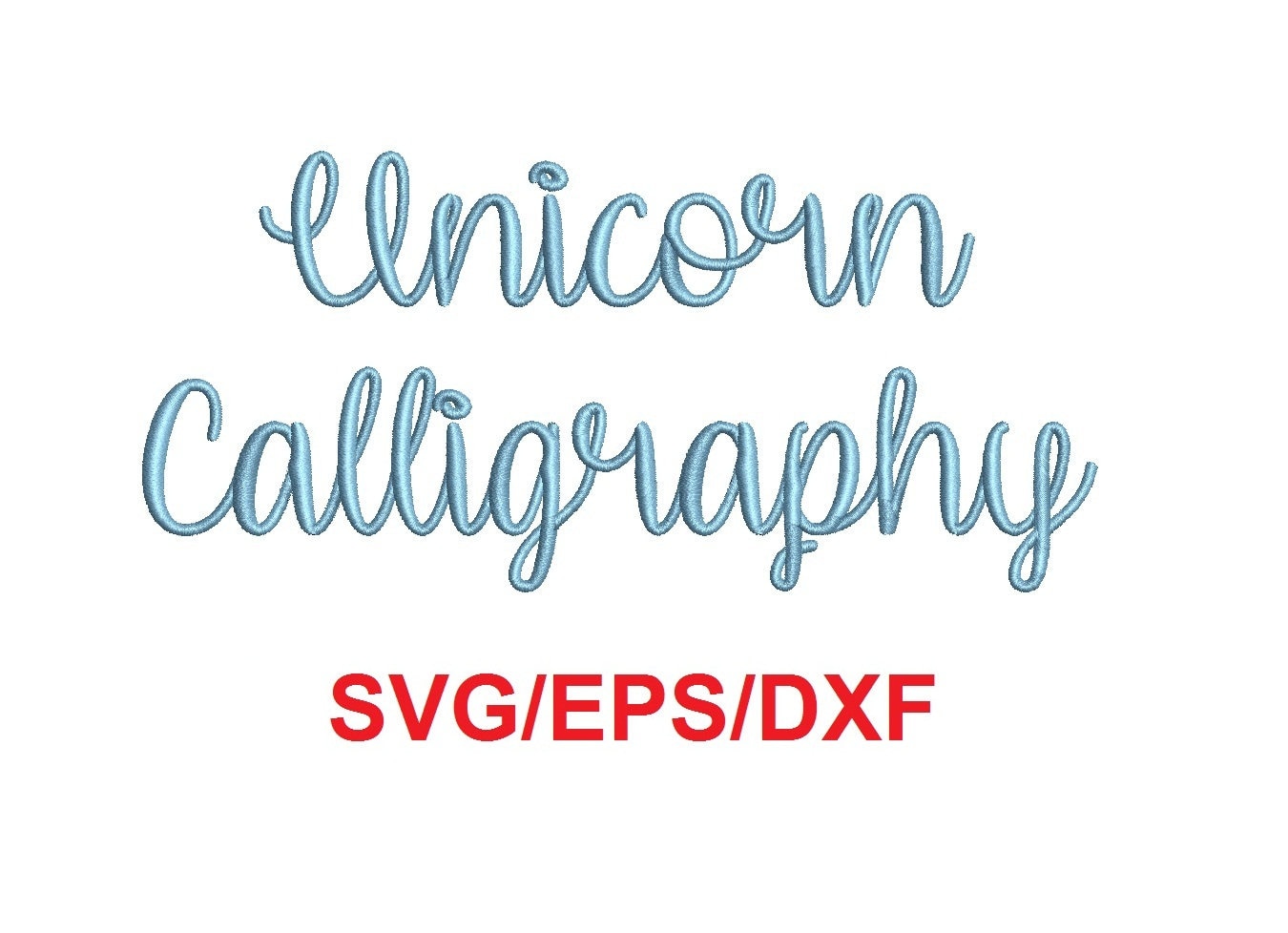 Download Unicorn Calligraphy Alphabet Svg Eps Dxf Cutting Files Mha PSD Mockup Templates