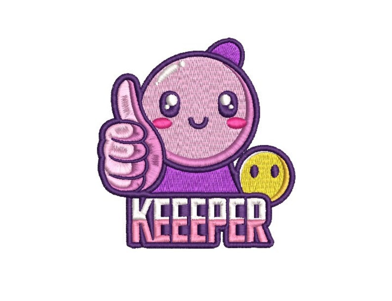 Keeper Text Keeper Embroidery Design - Etsy