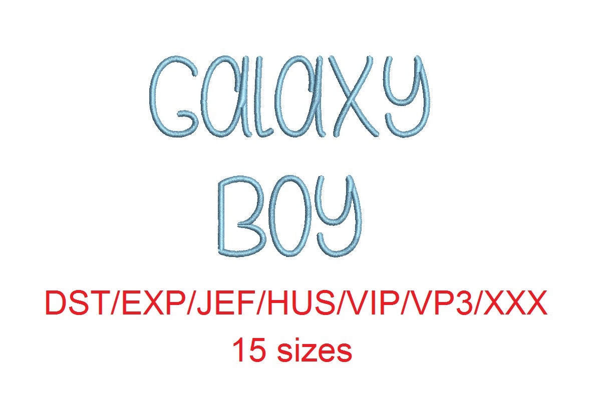 Galaxy Boy borduurlettertype dstexpjefhusvipvp3xxx 15 - Etsy Nederland