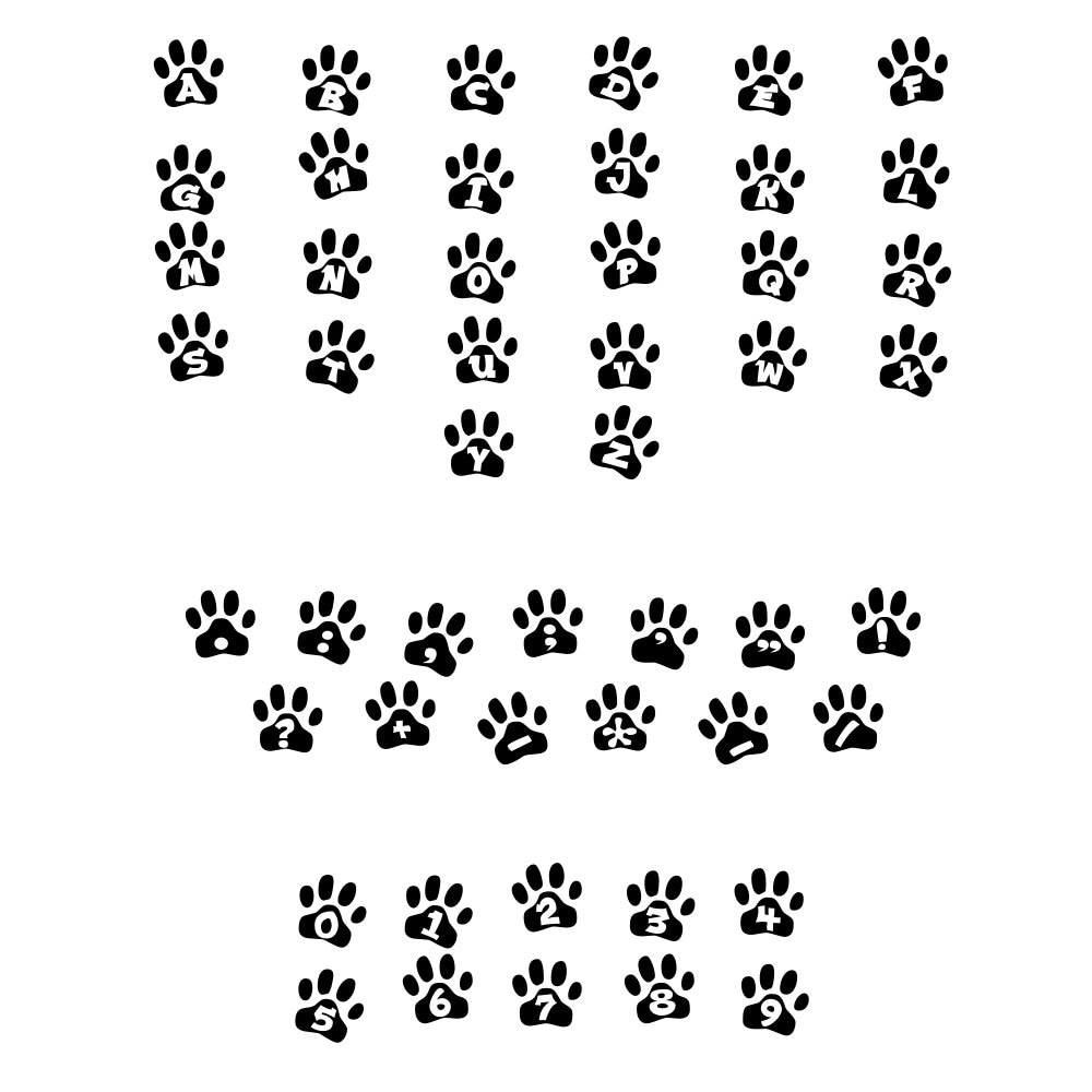 Download The Ennobled Pet Alphabet Svg Eps Dxf Cutting Files Rla PSD Mockup Templates