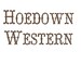 Hoedown Western fishtail embroidery font formats dst, exp, pes, jef and xxx, Sizes 1, 1.5 and 2 inches, instant download 