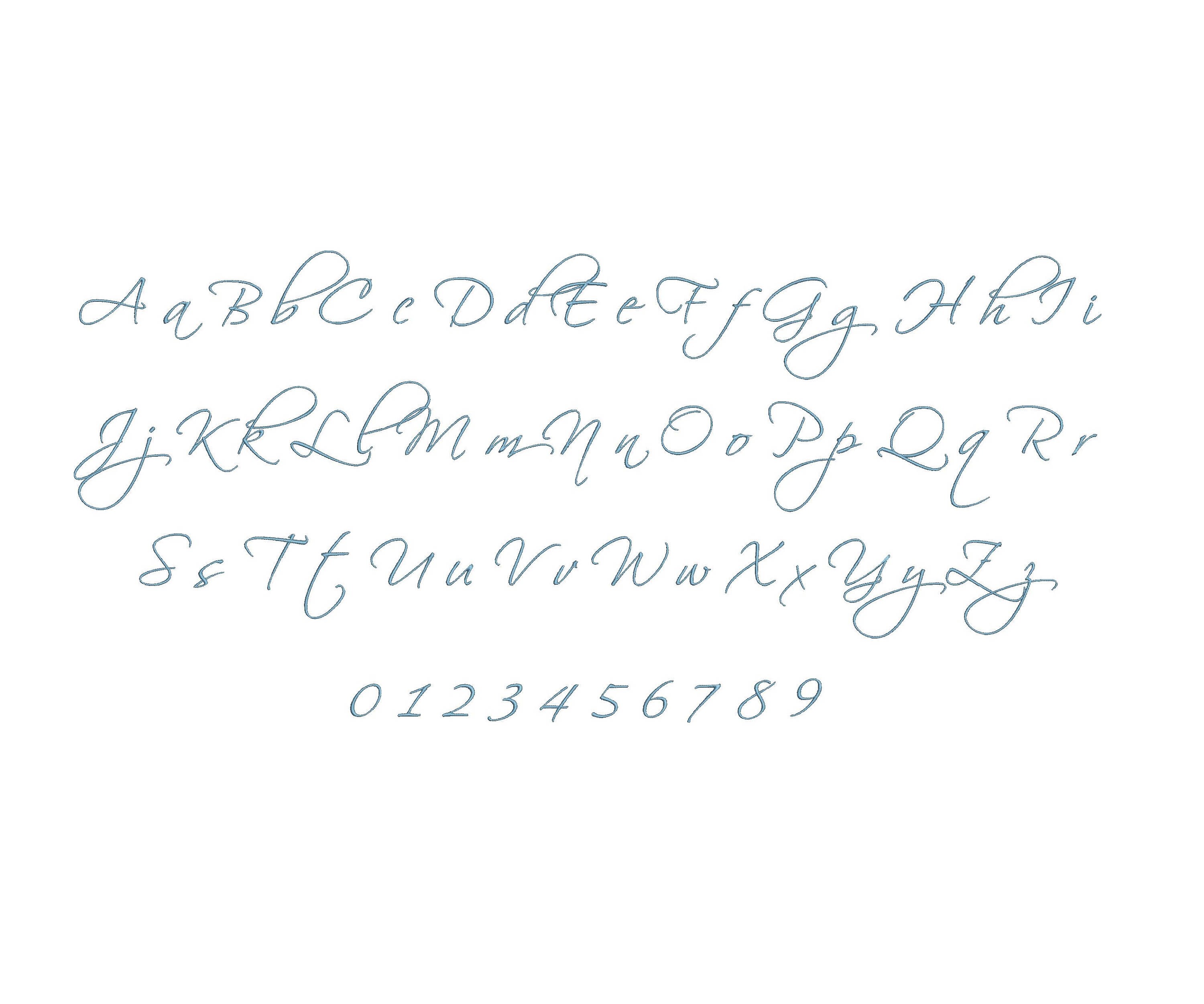 script embroidery font script embroidery font
