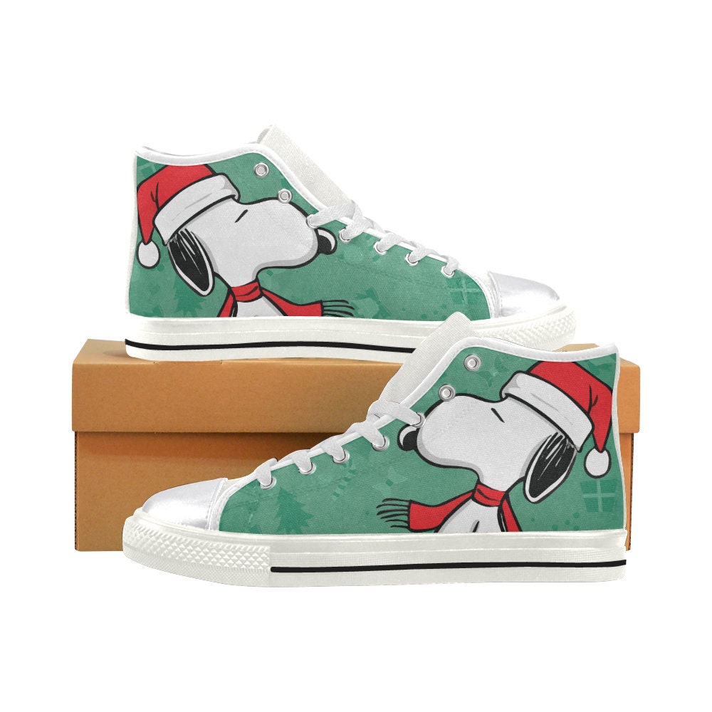 Snoopy lona zapatos High Top Zapatos lona zapatos de mujer | Etsy