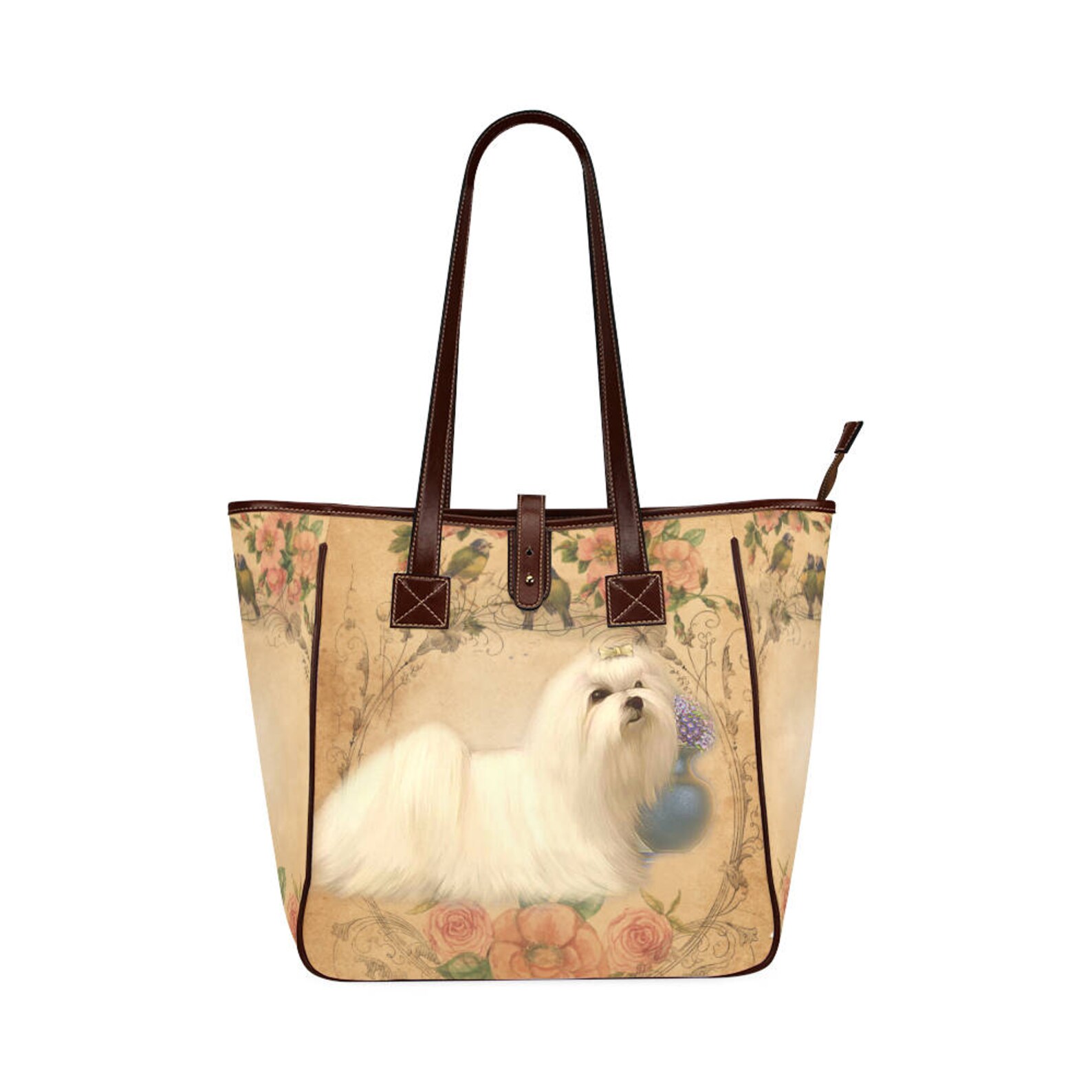 Maltese Dog Classic Tote Bag Maltese lover Etsy