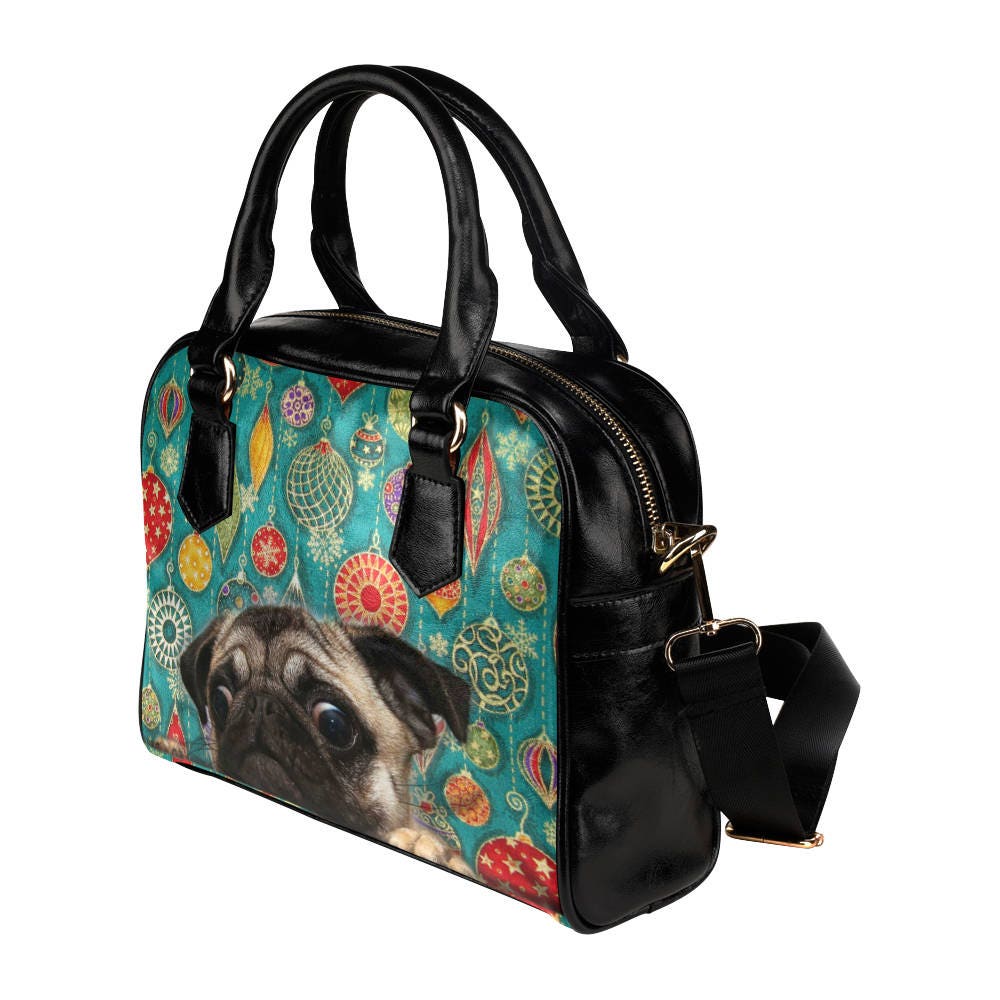 Pug dog Women Shoulder Handbag Etsy