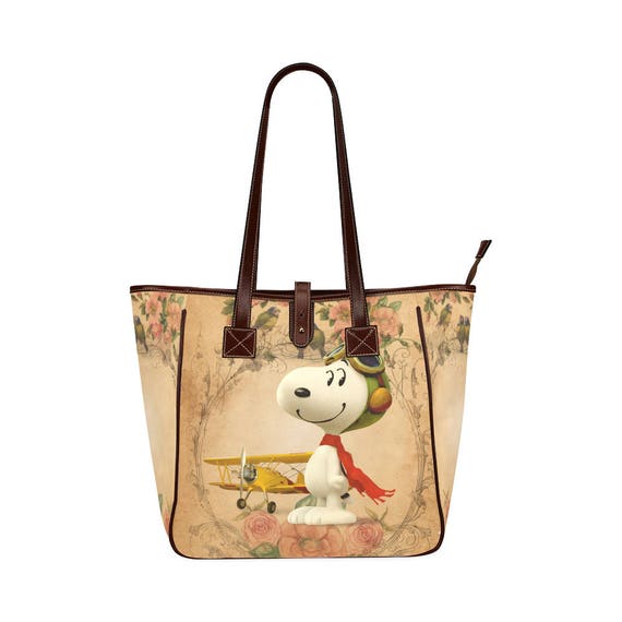 Snoopy Classic Tote Bag Etsy