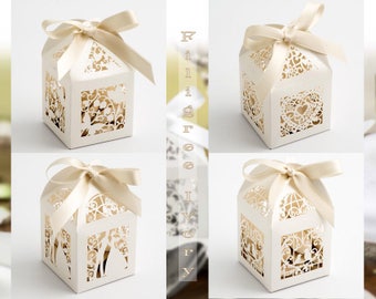 wedding favour boxes etsy