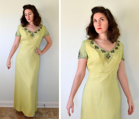 Cilantro Queen Dress | vintage 60's does 20's sil… - image 1