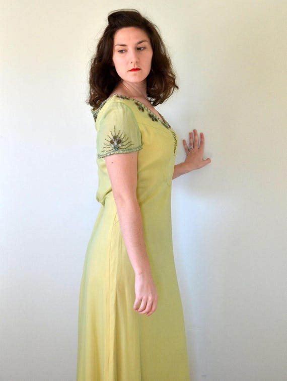 Cilantro Queen Dress | vintage 60's does 20's sil… - image 2