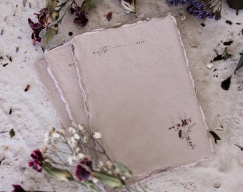 Iris Note Pages | Handmade Artisan Inserts