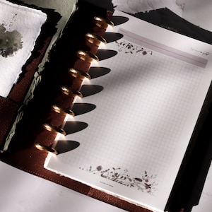 Iris Notes Grid Printed Planner Inserts | Agenda Note Pages