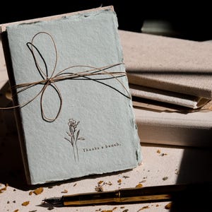 Thanks a Bunch Greeting Card | Handmade foil pressed thank you cards