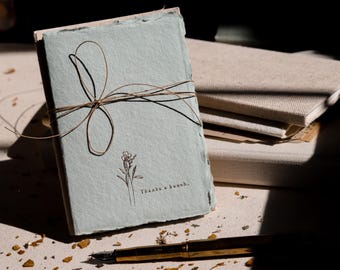 Thanks a Bunch Greeting Card | Handmade foil pressed thank you cards
