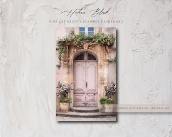Fine Art Print Planner Dashboard: Historic Blush