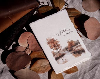 Autumn Moments | Handmade Journal | Travelers Notebook Insert | Fall Journaling